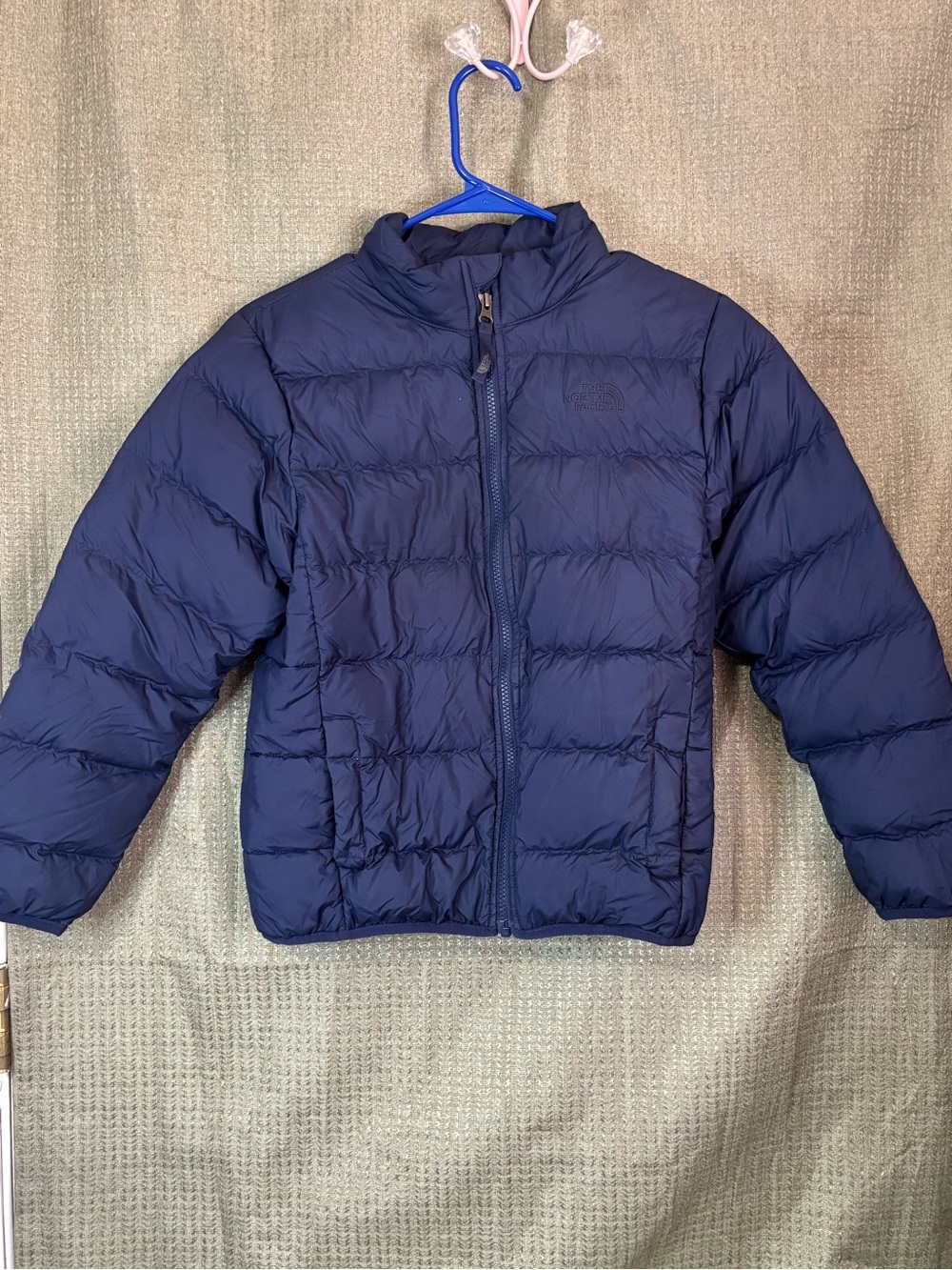 The North Face Kids Navy Blue Puffer Jacket Sz (10-12) EUC